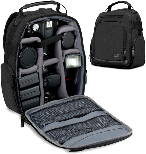 Usa Gear Portable Camera Backpack For Dslr Slr Black W Cu...