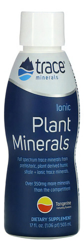 Trace Minerals Plantas-iónica Minerales 17 Oz Mandarina Sabor Sabor Mandarina