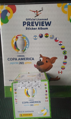 Copa America 2021 Preview Panini Set Completo Pegar Album Mercado Libre