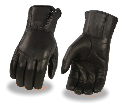 Milwaukee Leather Mg7575 Guantes Largos De Muñeca Negros De 