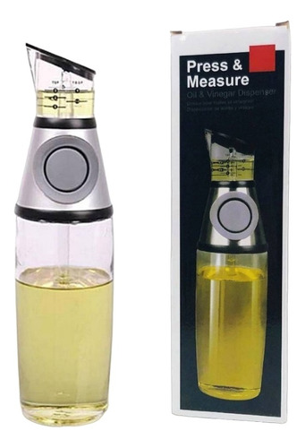 Dispensador De Vidrio De Aceite Y Vinagre  500ml Botella