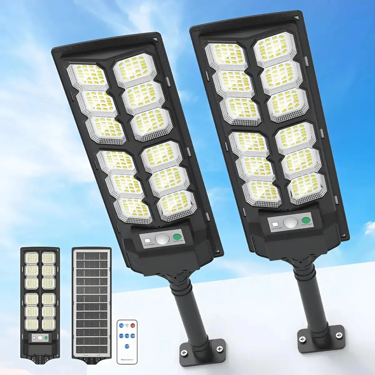 Lámparas Luz Solar Exterior 1pack Luminaria Led Solar Jardín