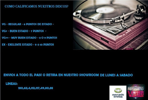Discos De Vinilo! Rock Int Y Nac Varios Generos Y Artistas