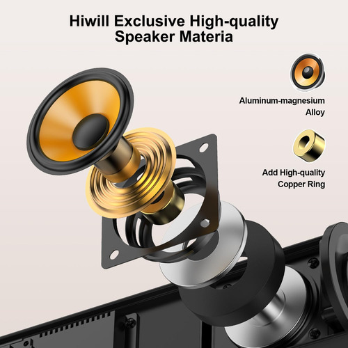Barra De Sonido Hiwill Hielite A21 2.1ch Dolby Atmos 200w