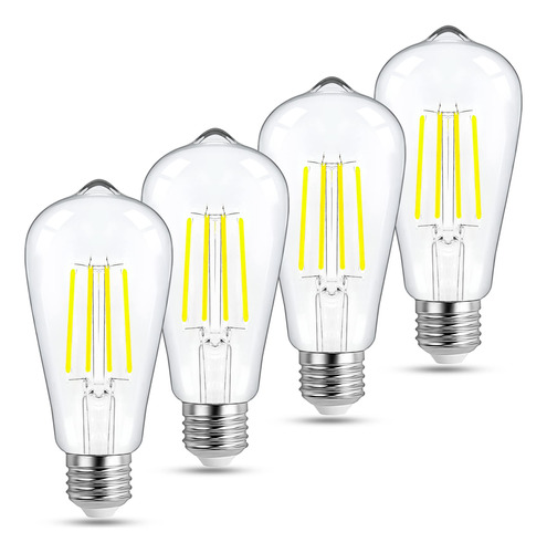 Boohenka Bombilla Led Edison Vintage Equivalente Luz Blanca