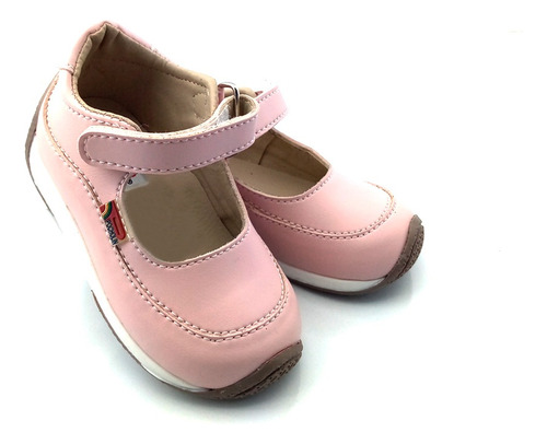 Zapatos Para Bebé Niña León Rosados Pocholin