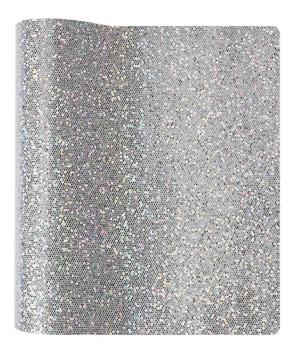 Meneng Mesh Shiny Superfine Glitter Fabric Faux Leather...