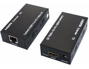 Extensor Video Audio Digital 60mts Hdmi Cable Red Utp Rj45