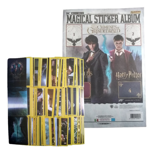 Álbum Crimenes De Grindelwald + 50 Estampas Panini