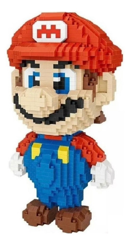 Mario Bros Rompecabeza Estilo Pixel 3d