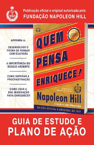 Livro Quem Pensa Enriquece De Napoleon Hill 1ª Edição 2022 Capa Mole Em Português Editora Citadel Grupo Editorial