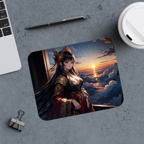 Mouse Pad Em Tecido - Anime Girl - Warrior