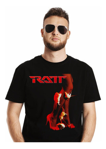 Polera Ratt Album Ratones Metal Impresión Directa