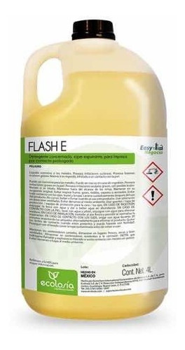 Flash E, Desengrasante Limpieza Por Contacto Prolongado 