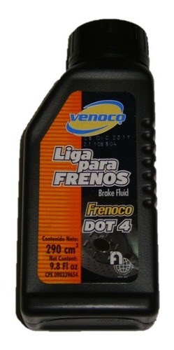 Liga Para Frenos Venoco Dot 4 Original 290cc