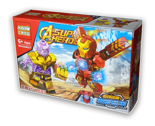 2x Juguete Lego Avengers Super Heroes End Game Thanos Capi