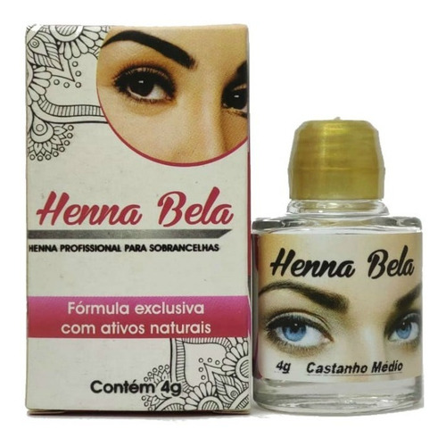 Henna Bela P/ Sobrancelhas - Escolha A Cor