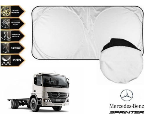 Sunshade Cubresol Con Ventosas Mercedes Atego Cabina/c 2018