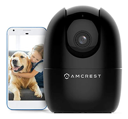 Cámara Wifi Amcrest 1080p Para Interiores, Cámara Para Niñer