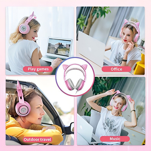 Auriculares Estéreo Para Juegos Somic G951s Pink - Ps4, Xbox