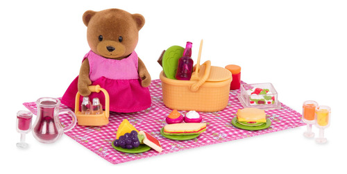 Juego De Picnic 20 Piezas Con Oso Bebé Y Accesorios