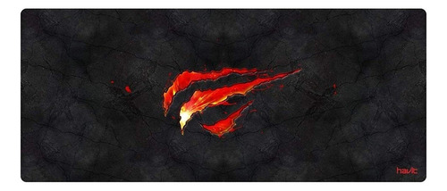 Mouse Pad gamer Havit HV-MP861 Gamenote de borracha e tecido gg 300mm x 700mm x 3mm black/red