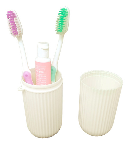 Estuche Porta Cepillo Dientes Pasta Dental Vaso Viaje Baño