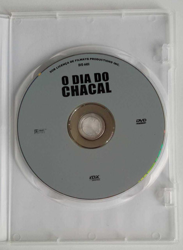 Dvd - O Dia Do Chacal (Usado)