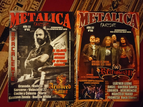 2 Revistas Metálica
