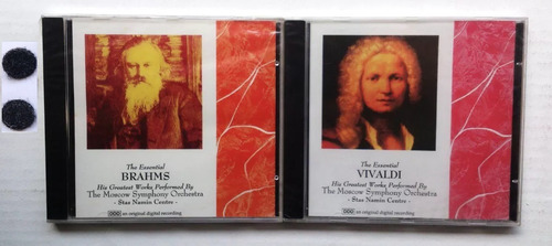 Cd Music Maestro Series - Brahms + Vivaldi = São 2 Cds Novos