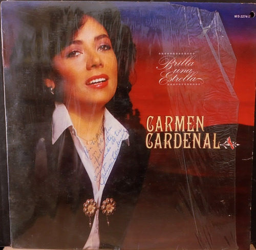 Lp Carmen Cardenal - Brilla Una Estrella 1982