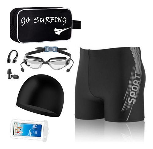 Kit De Gafas De Natación + Trajes De Baño Hombre 7 En 1