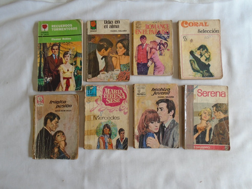 Lote De 8 Novelitas Románticas Vintage
