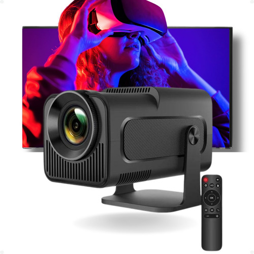 Projetor Hy320 4k Hd Smart Tv Portátil Mini Wifi Android 2025 Bluetooth Cor Preto Buyquicknow