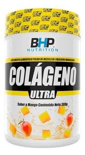 Colageno Hidrolizado Ultra Bhp 30 Servs Sabores Sabor Mango