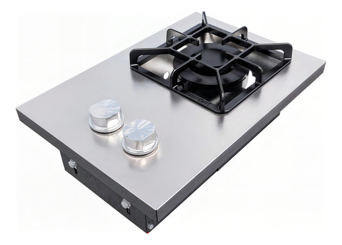 Fogão SeveFort Grill Inox 1 Boca Industrial Queimador Duplo Gás