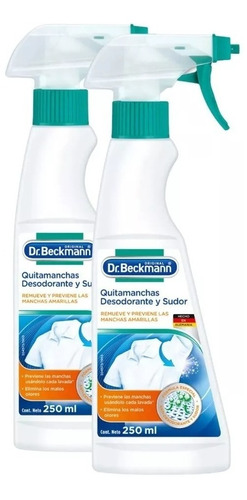 Dr. Beckmann Quitamanchas Desodorante Y Sudor Pack  X2