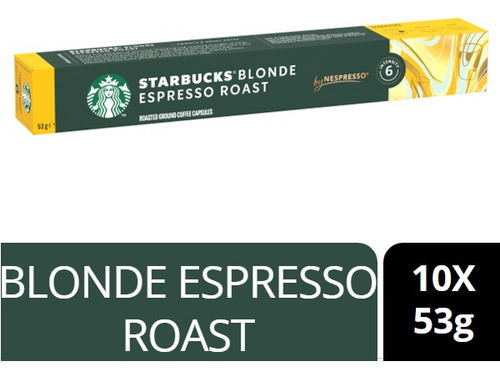 Café Starbucks® By Nespresso® Blonde Espresso Roast 53g