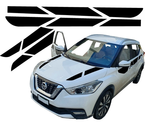 Sticker Puertas Nissan Kicks  Al 