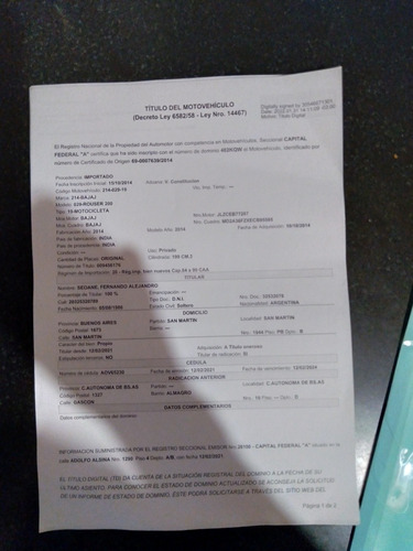 Imagen 2 de 5 de Gestoria Del Automotor..* Tramites En General*