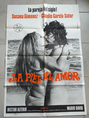 Poster Afiche Cine Argentino La Piel Del Amor - S. Giménez *