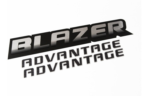 Kit Adesivo Blazer Advantage 2009 Ba001 Frete Fixo Fgc