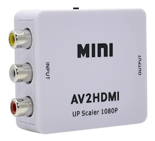 Imagem 1 de 2 de Conversor Adaptador Av2hdmi - Av X Hdmi