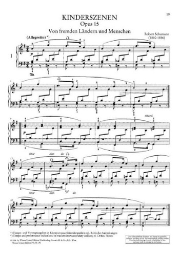 R. Schumann: Scenes From Childhood Op.15 For Piano.