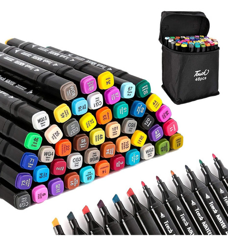 Kaikai Touch Marker Pen Set 48 Uds