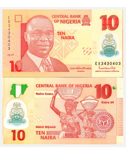 Nigeria - 10 Naira - Año 2019