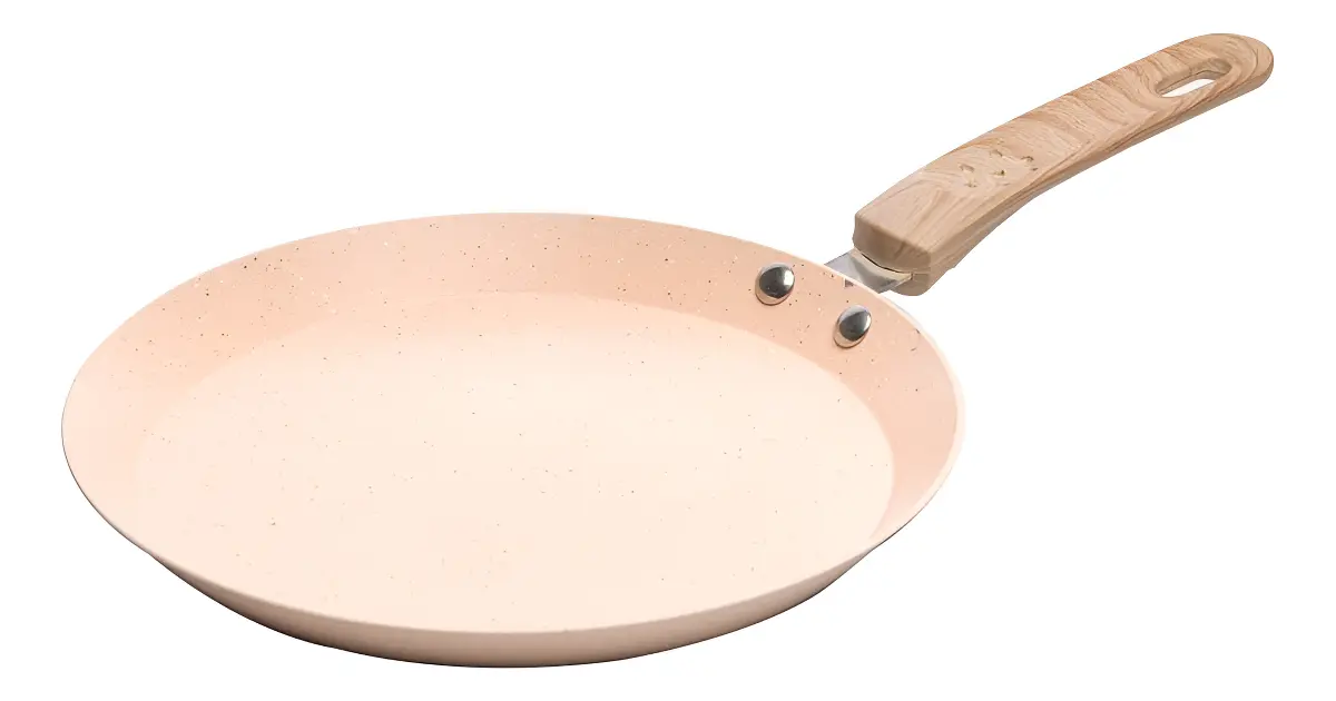 Frigideira Antiaderente Cerâmica De Indução Bege 22cm - Lyor