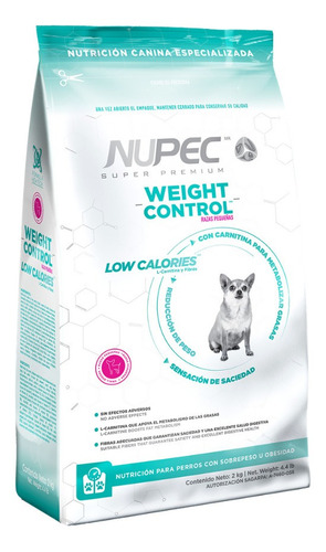 Alimento Para Perro Nupec Weight Control Razas Pequeñas 8kg