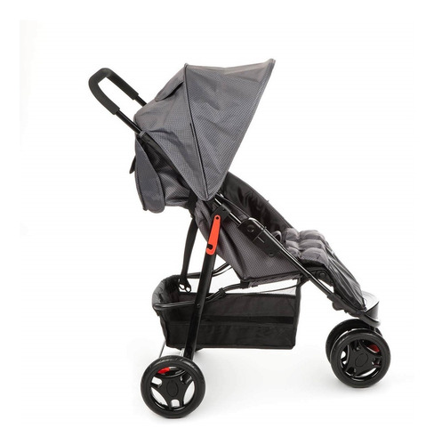 Imagem 6 de 10 de Carrinho De Bebe Travel System Delta - Cinza Grid - Voyage