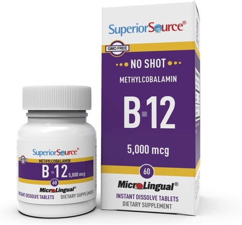 Vitamina B12 90tab Superior So - Unidad a $4415